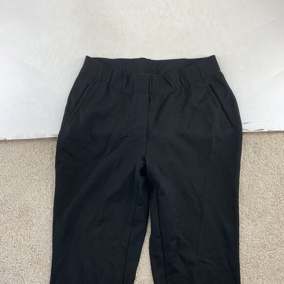 J Jill Ponte Slim Leg Small Pull On Stretch Women 27" Inseam Pockets Sz S 47-22 - Picture 3 of 8